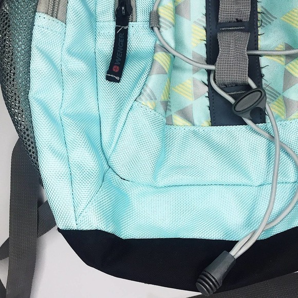 SwissGear Women's Aqua Blue 16" Laptop Backpack - Picture 5 of 7